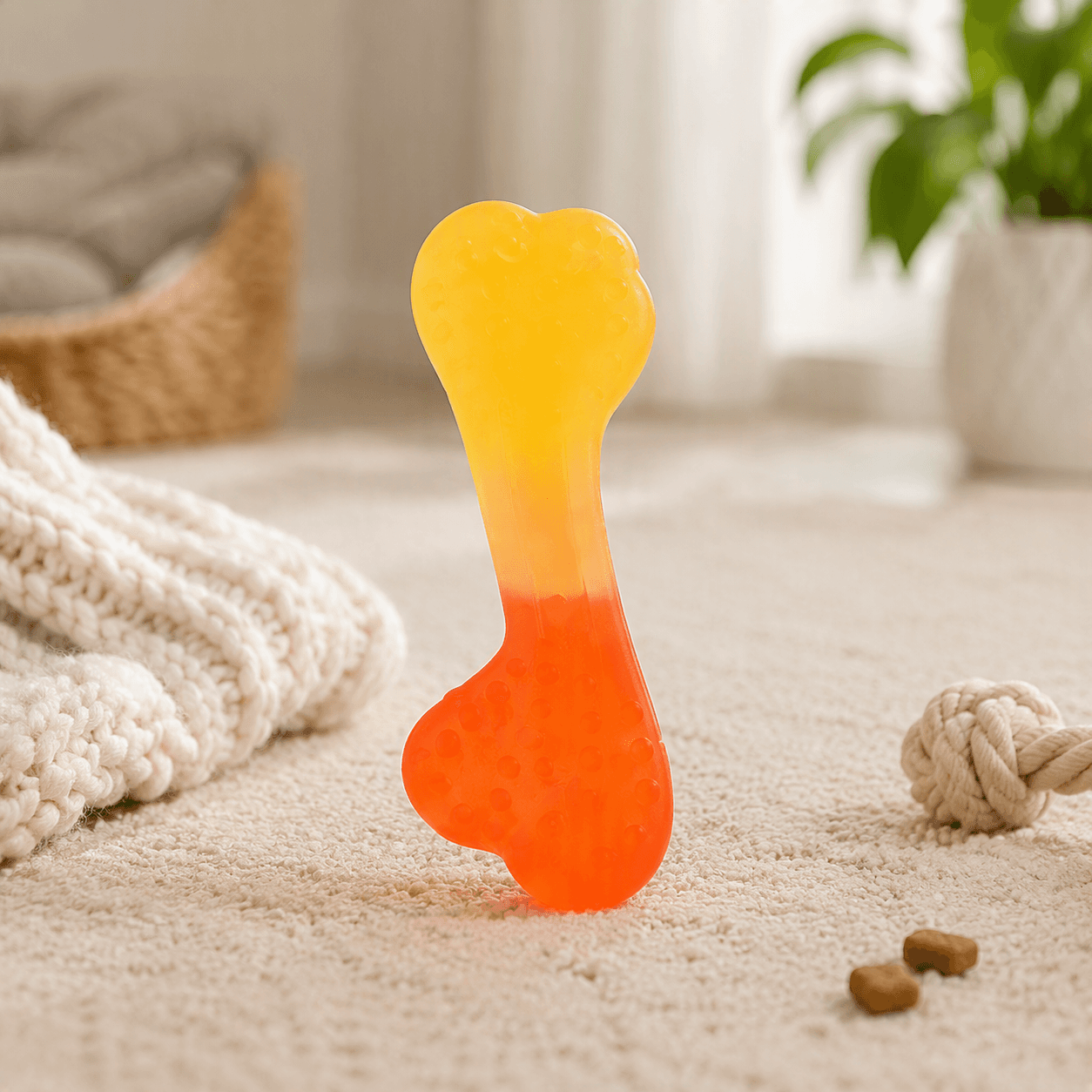 ZOLUX GUMMIES TPR-Kauspielzeug Knochen 17 cm – Bild 15