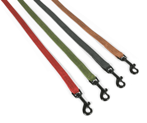 ZOLUX Komfort-Lederleine für Hunde, 1 m, 20 mm, schwarz – Bild 3