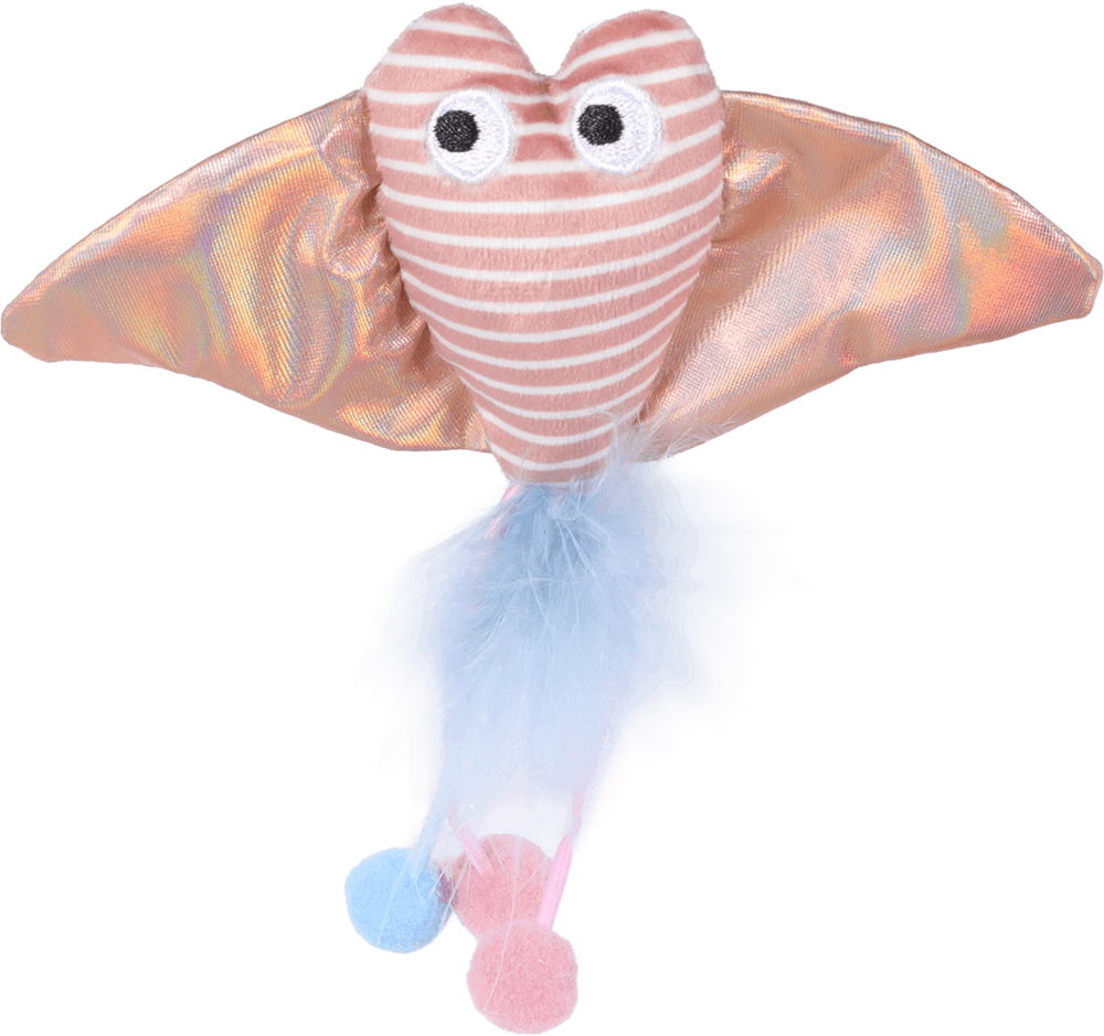 ZOLUX Katzenspielzeug MALO Rochen, 13 cm, rosa – Bild 2