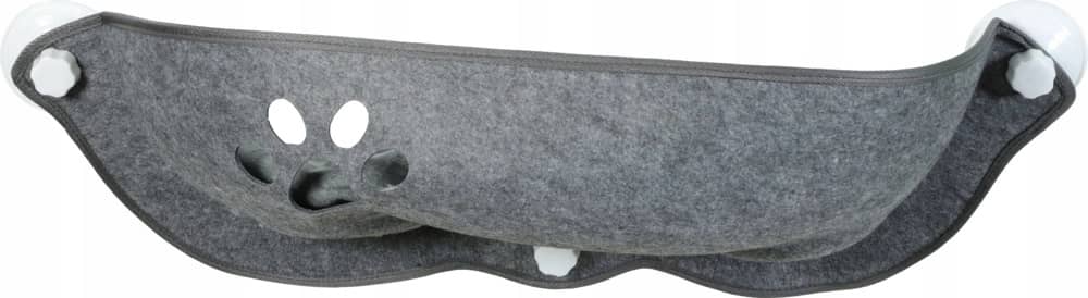 ZOLUX Fensterhängematte für Katzen JACK, grau, 70 x 23,5 x 23,5 cm – Bild 3