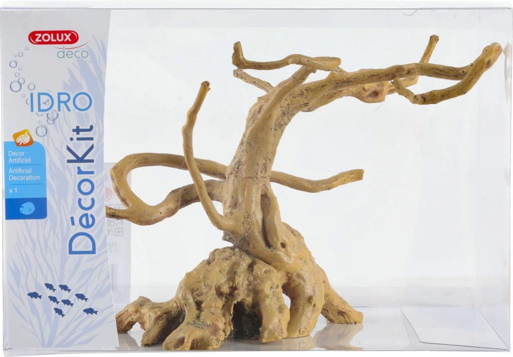 Zolux Dekoration für Aquarium aus Harz IDRO RACINE N°3 18x28,5x19,2 cm