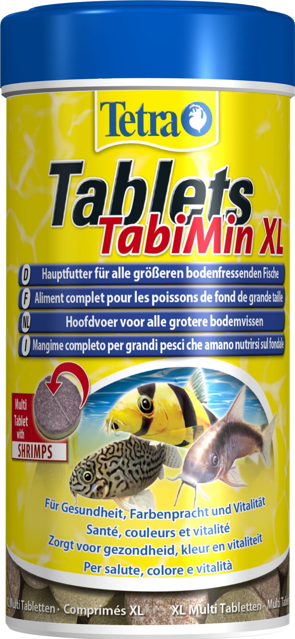 Tetra Tablets TabiMin XL – Ernährungsphysiologisch ausgewogene Tabletten für alle größeren Bodenfische. optimale, abwechslungsreiche Ernährung, speziell entwickelt für alle größeren Bodenfische und scheuen Fische, neue Tablettenformel enthält Garnelen für noch besseren Geschmack, enthält alle wichtigen Nährstoffe, Vitamine und Spurenelemente, stabilisiertes Vitamin C stärkt die Abwehrkräfte und sorgt für eine gesunde Entwicklung, enthält Meeresalgen, die reich an natürlichen Mineralien und Carotinoiden sind, die die Farbenpracht verbessern, das Futter ist biologisch ausgewogen und sorgt für eine optimale Ernährung, alle Tetra-Futter sind leicht verdaulich, was die Menge an Verunreinigungen reduziert und zur Erhaltung von sauberem und klarem Wasser beiträgt, Tabletten sinken auf den Boden und können so gesammelt werden, beim Einwerfen ins Wasser ziehen die Tabletten schnell ein, ohne dass das Wasser zerfällt oder trübt, intensive Forschung und Entwicklung, sorgfältig ausgewählte Zutaten, modernste Technologie und ständige Qualitätskontrolle garantieren den höchsten Standard der Tetra-Futter.