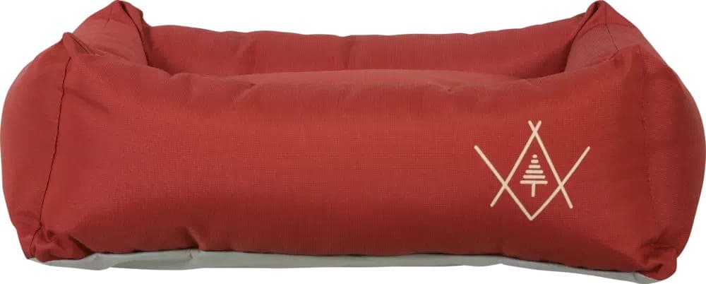 ZOLUX Rechteckiges Hundebett 4 SEASONS wasserdicht 75 cm rot