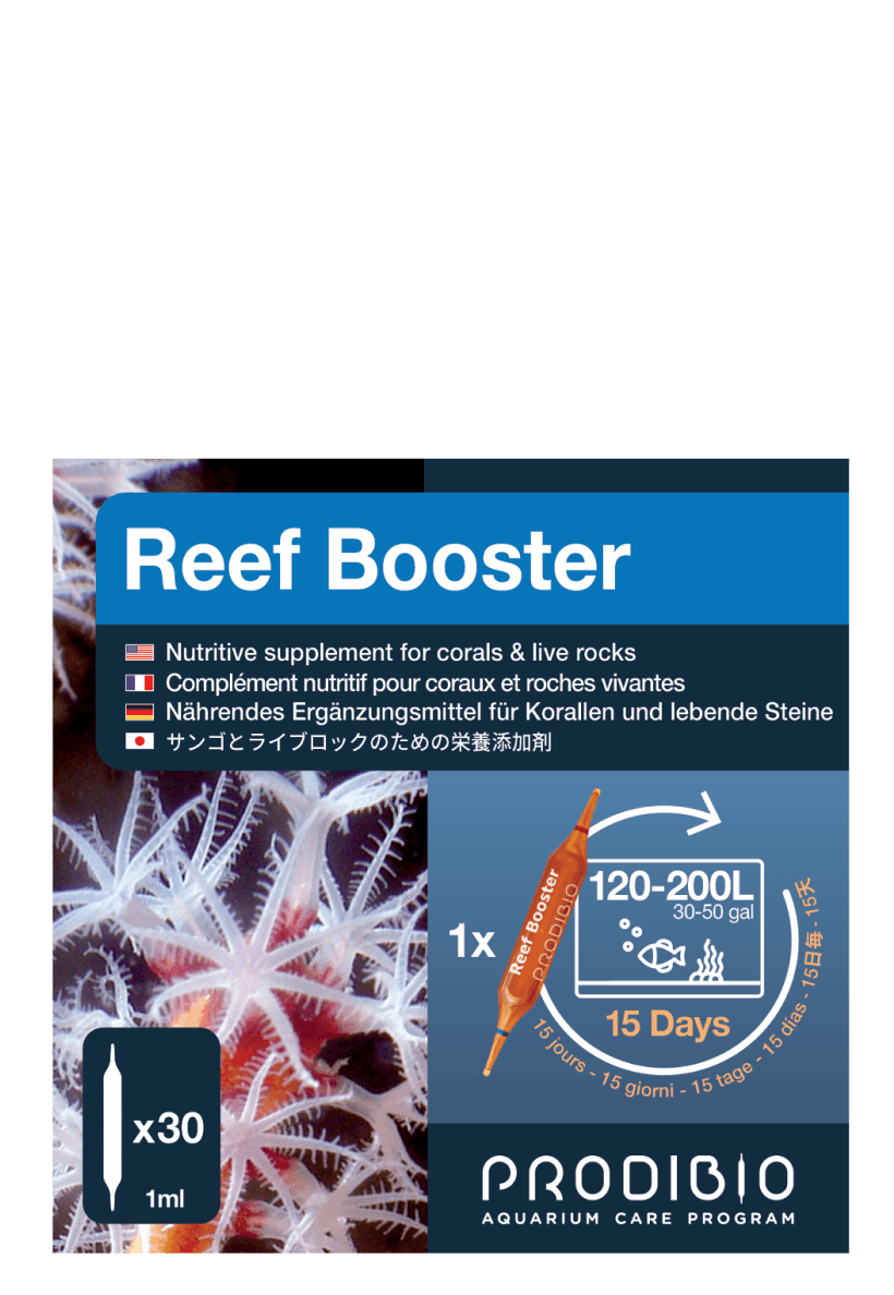 PRODIBIO Reef Booster – 30 Ampullen Nährstoffsupplement für Meerwasseraquarien