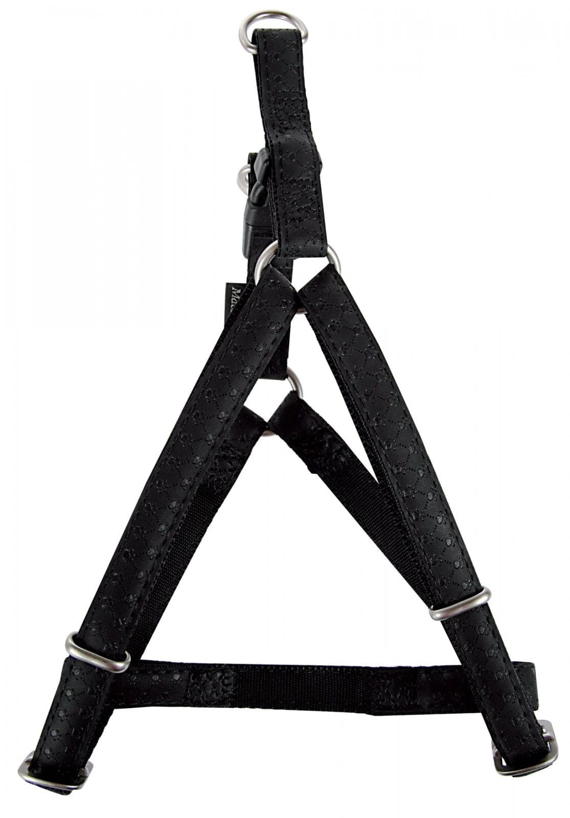 ZOLUX Verstellbares Hundegeschirr Mac Leather M 20mm - schwarz