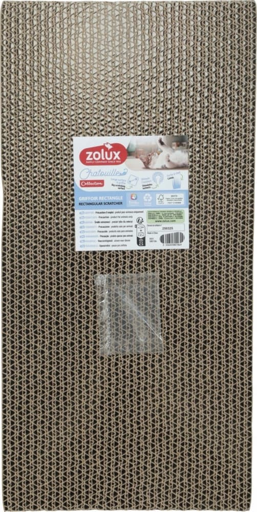 ZOLUX CHATOUILLE Rechteckiges Katzenkratzbrett mit Katzenminze