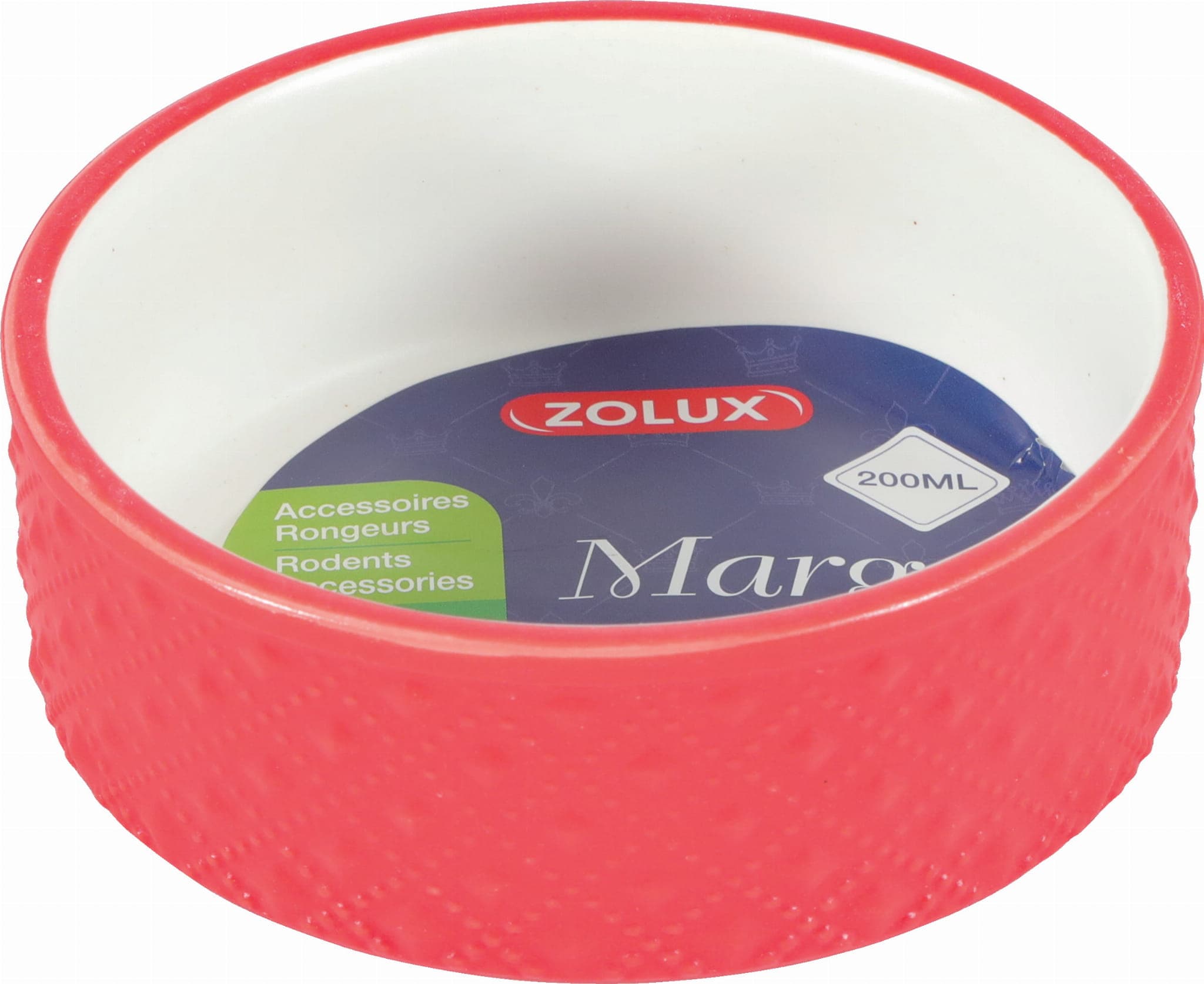 Zolux Keramiknapf für Nagetiere MARGOT, 200 ml, Farbe: Rot
