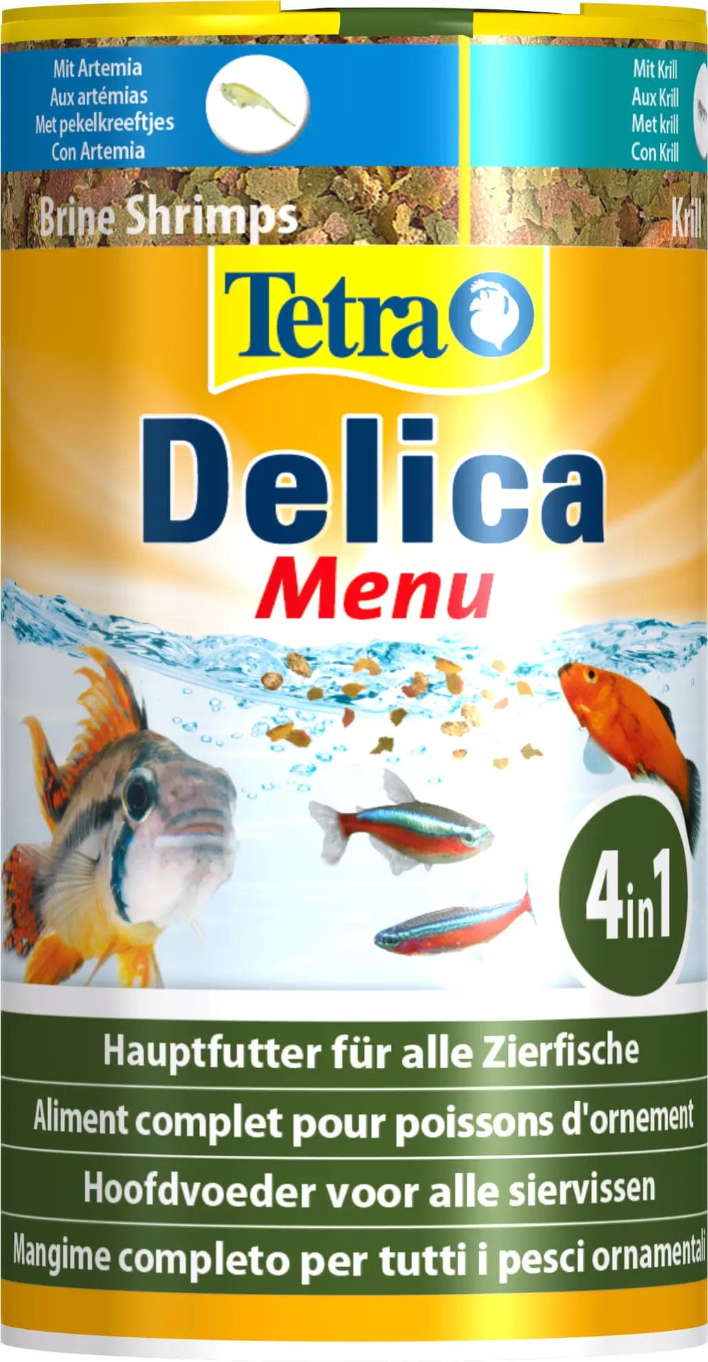 Tetra Delica Menü - Hauptfutter für eine abwechslungsreiche und schmackhafte Ernährung.