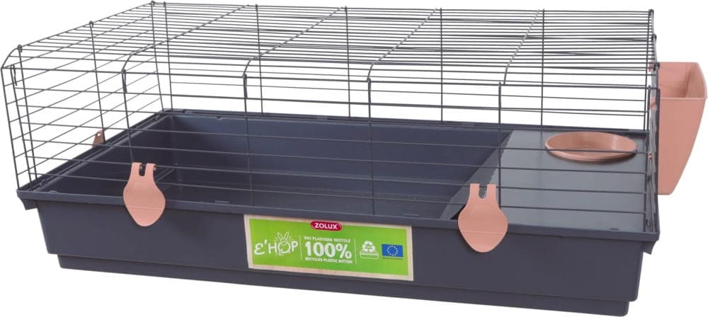 ZOLUX Käfig für Zwergkaninchen und Meerschweinchen EHOP 100 cm, rosa