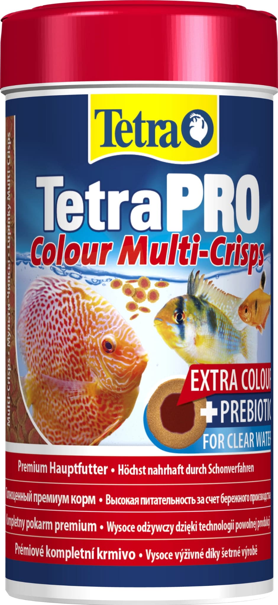 TETRA Pro Colour Multi-Crisps 250 ml + 20 % – Knusperfutter für Zierfische