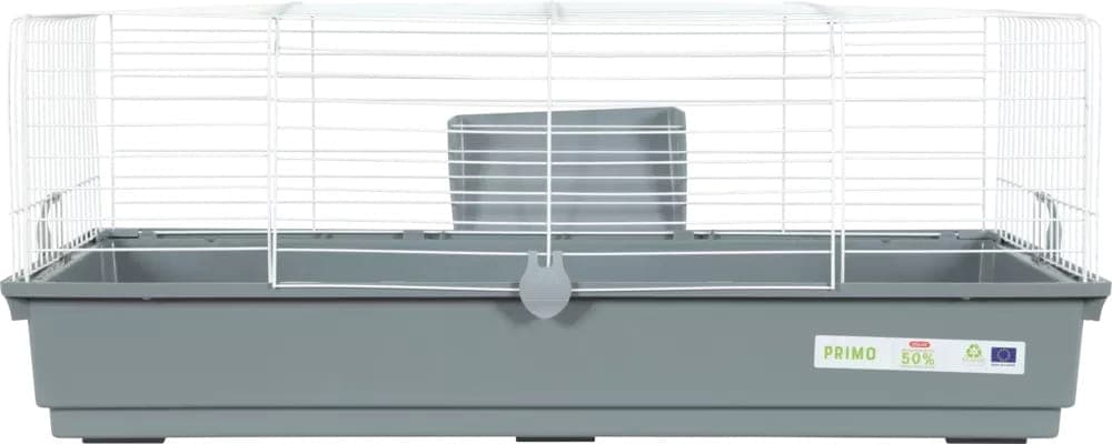 ZOLUX Käfig für Zwergkaninchen und Meerschweinchen PRIMO 100 cm, Farbe Grau