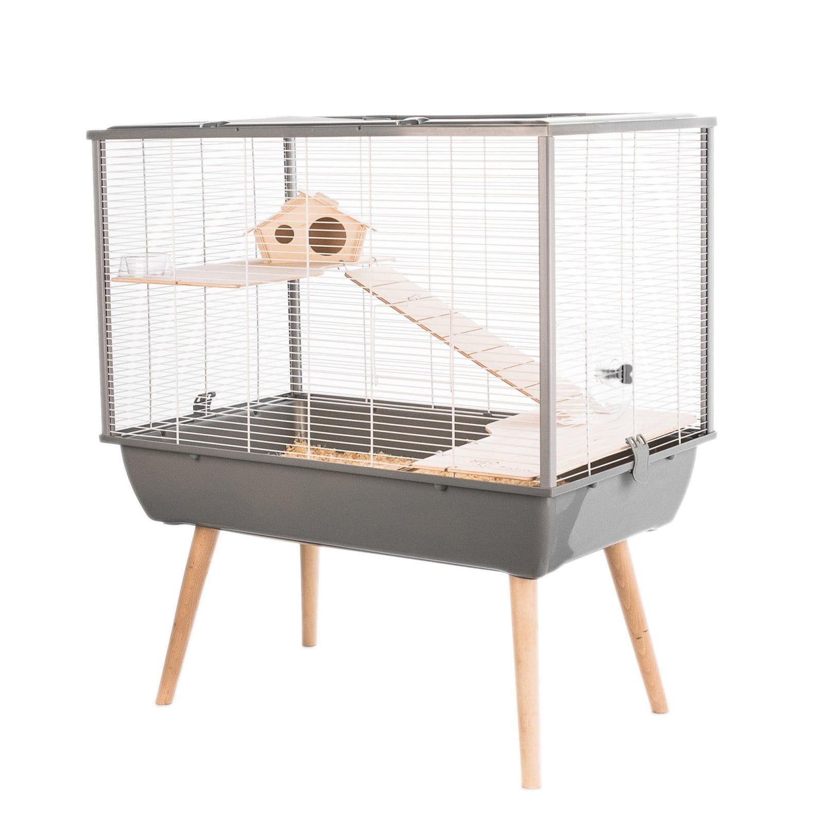 ZOLUX Käfig  für kleine Nagetiere NEO SILTA, H58 Farbe: Grau