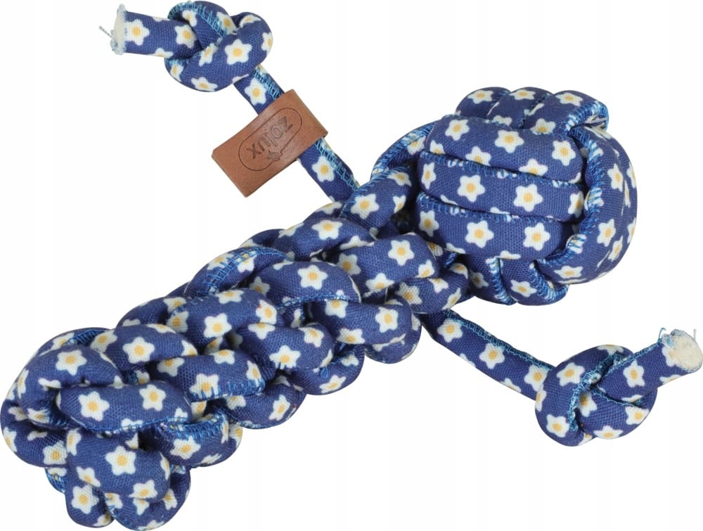 ZOLUX BLUE FLOWER Seil-Kauspielzeug für Hunde, Figur, 22 cm – Bild 2