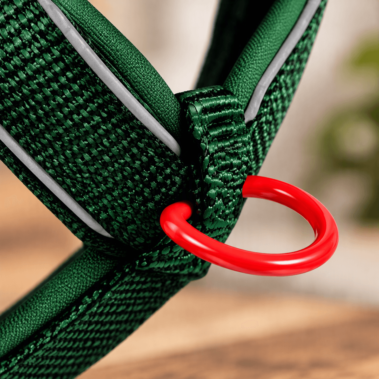 ZOLUX Premium-Nylon-Hundegeschirr, Größe S, 38–56 cm, 15 mm, grün – Bild 6