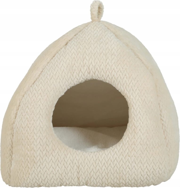ZOLUX OLYMPE XL Katzen-Iglu, 49 x 49 x 40 cm, creme – Bild 4