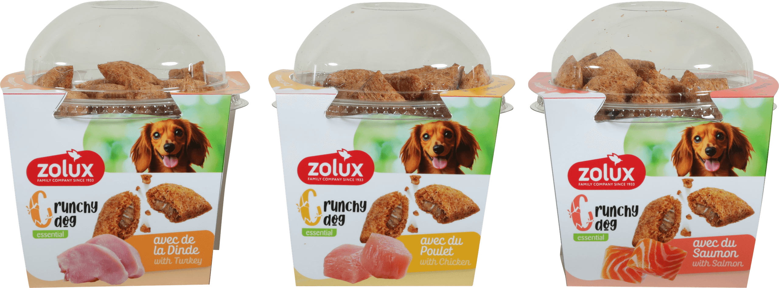 ZOLUX CRUNCHY DOG Hundekekse mit Lachs 75 g – Bild 14