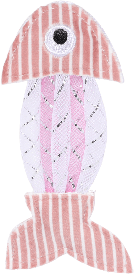 ZOLUX Katzenspielzeug MALO Fisch mit Federeffekt, 13 cm, rosa – Bild 2