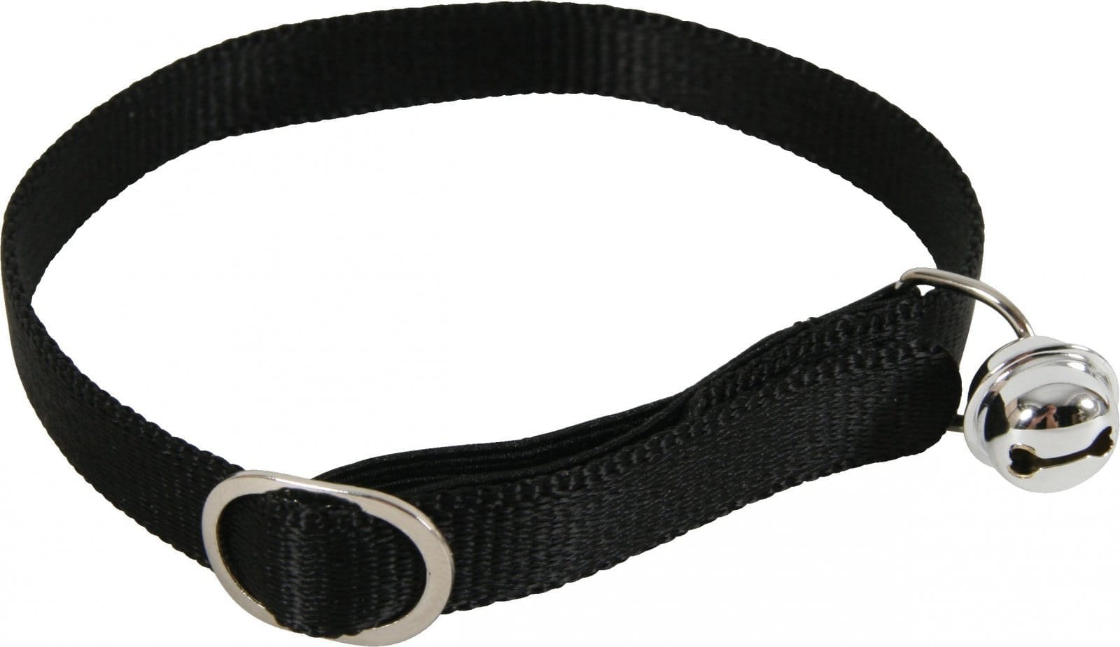 ZOLUX Nylon-Halsband für Katzen 30 cm/10 mm, Farbe Schwarz – Bild 2