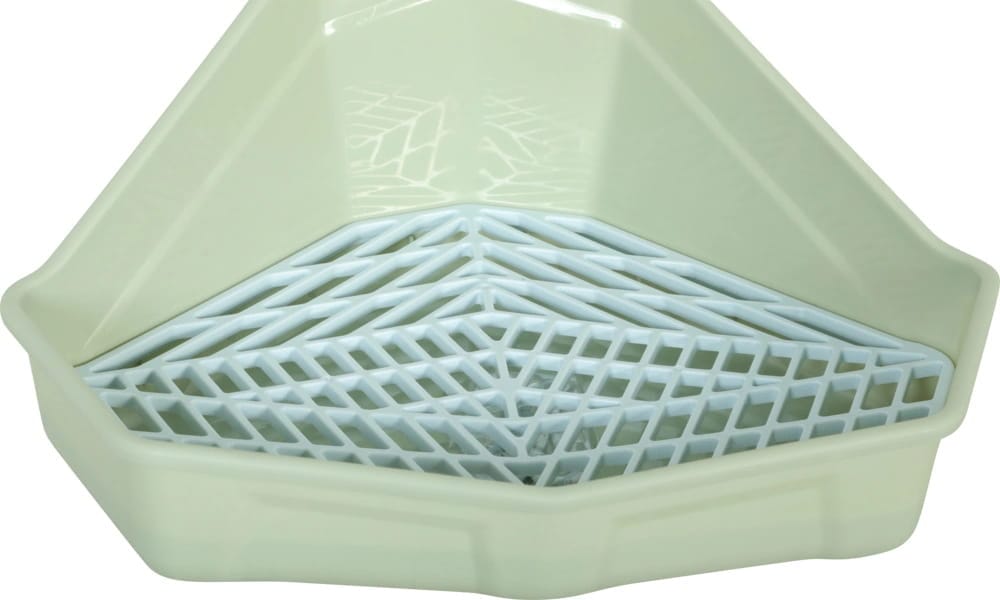 ZOLUX COSY Ecktoilette für Kaninchen und Meerschweinchen, grün – Bild 4