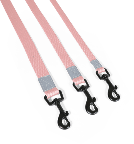 ZOLUX Premium-Nylon-Hundeleine, Größe M, 1,2 m, 20 mm, rosa – Bild 3