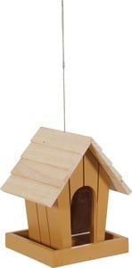 ZOLUX COUCOU Holz-Vogelfutterhaus, Honigfarbe – Bild 2