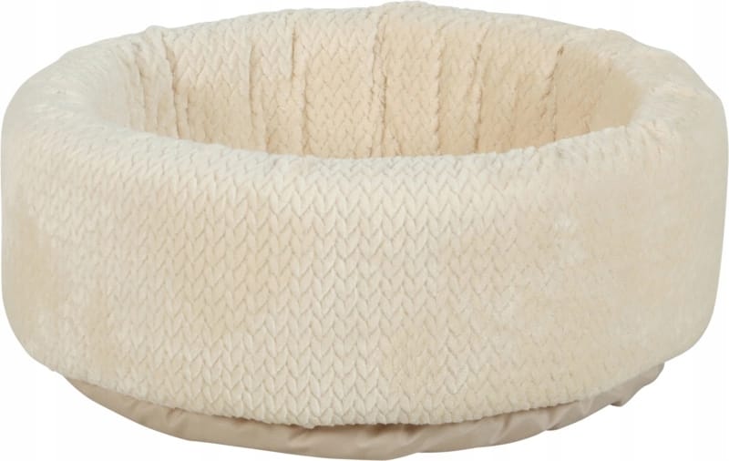 ZOLUX OLYMPE Rundes Katzenbett, 40 x 40 x 18,5 cm, creme – Bild 6