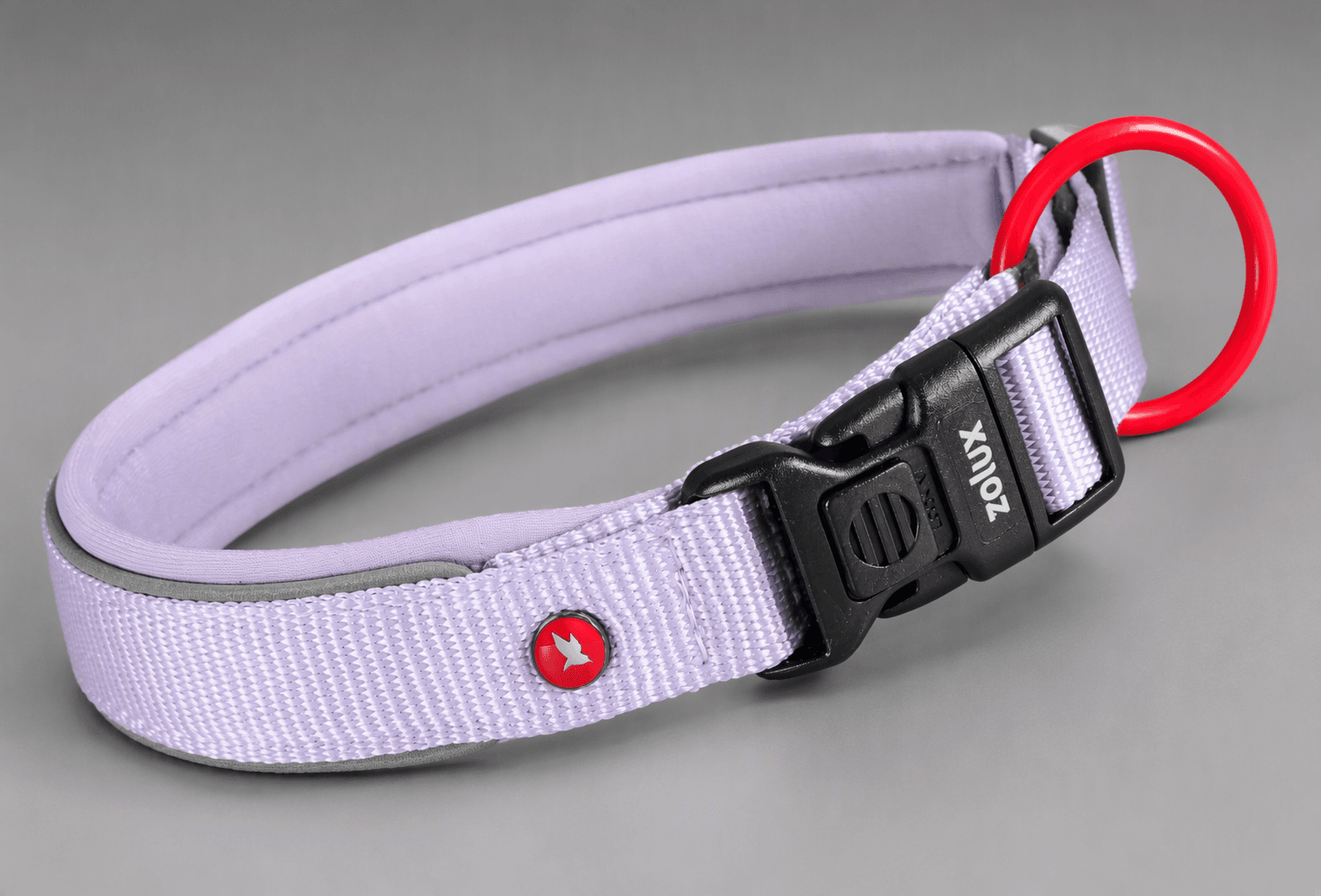 ZOLUX Premium-Nylon-Hundehalsband, Größe XS, 30–35 cm, 15 mm, lila – Bild 7