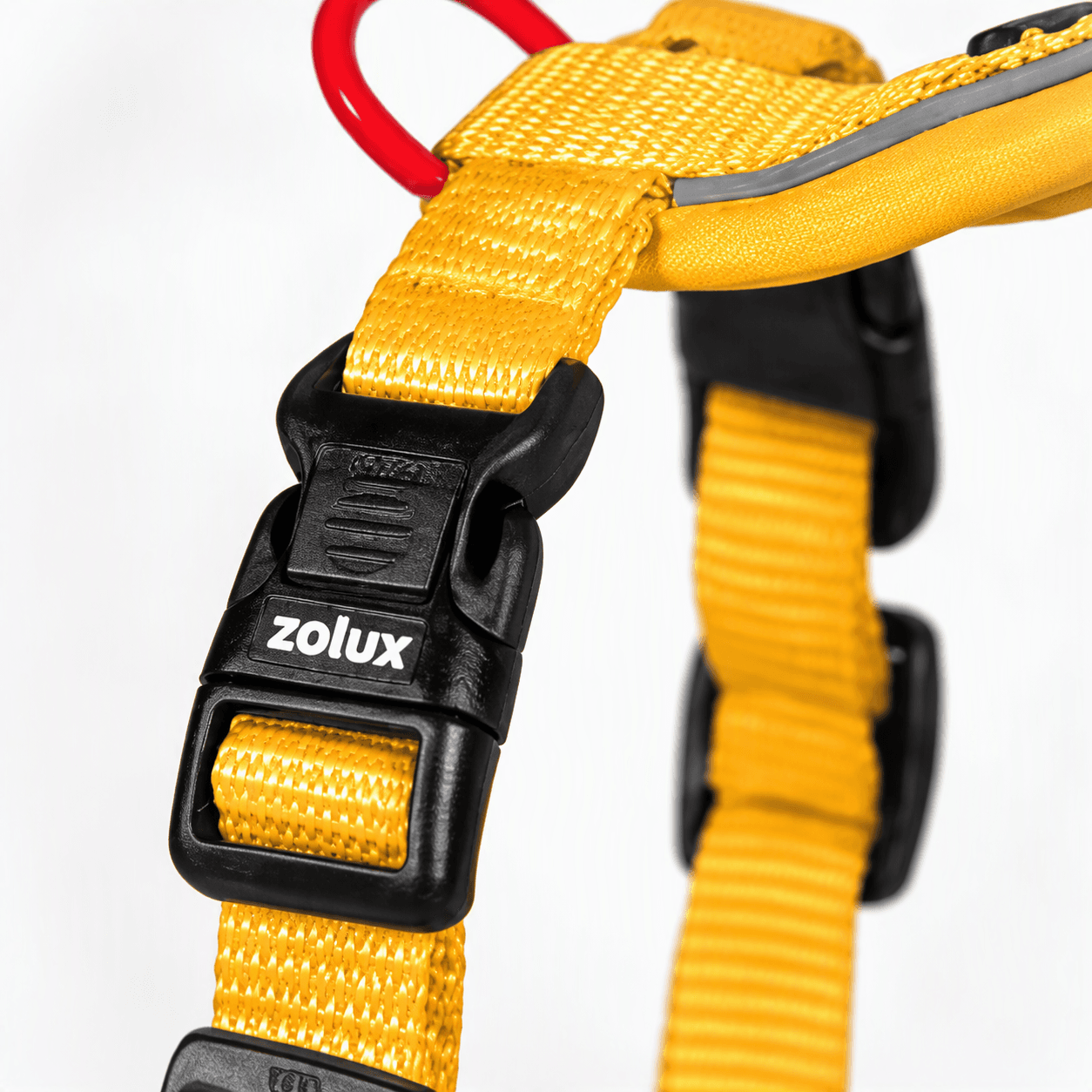 ZOLUX Premium-Nylon-Hundegeschirr, Größe XS, 30–40 cm, 15 mm, gelb – Bild 4