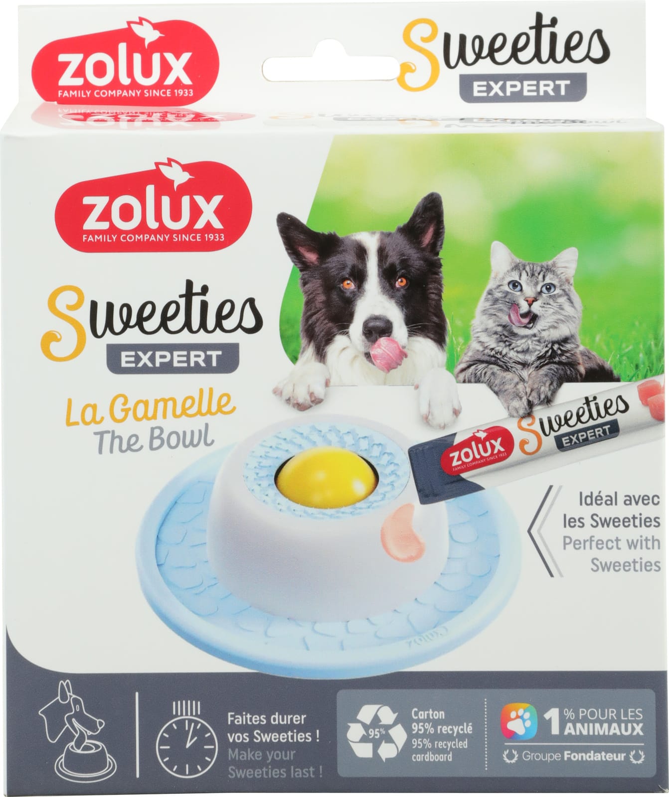 ZOLUX SWEETIES Anti-Schling-Napf für Hunde – Bild 4
