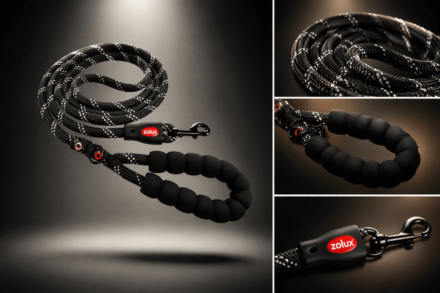 ZOLUX Seilleine für Hunde, 3 m, 13 mm, schwarz – Bild 15