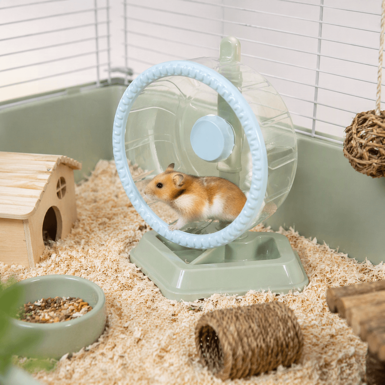 ZOLUX COSY Leises Kunststoff-Laufrad für Hamster mit Standfuß 19,5 cm – Bild 9