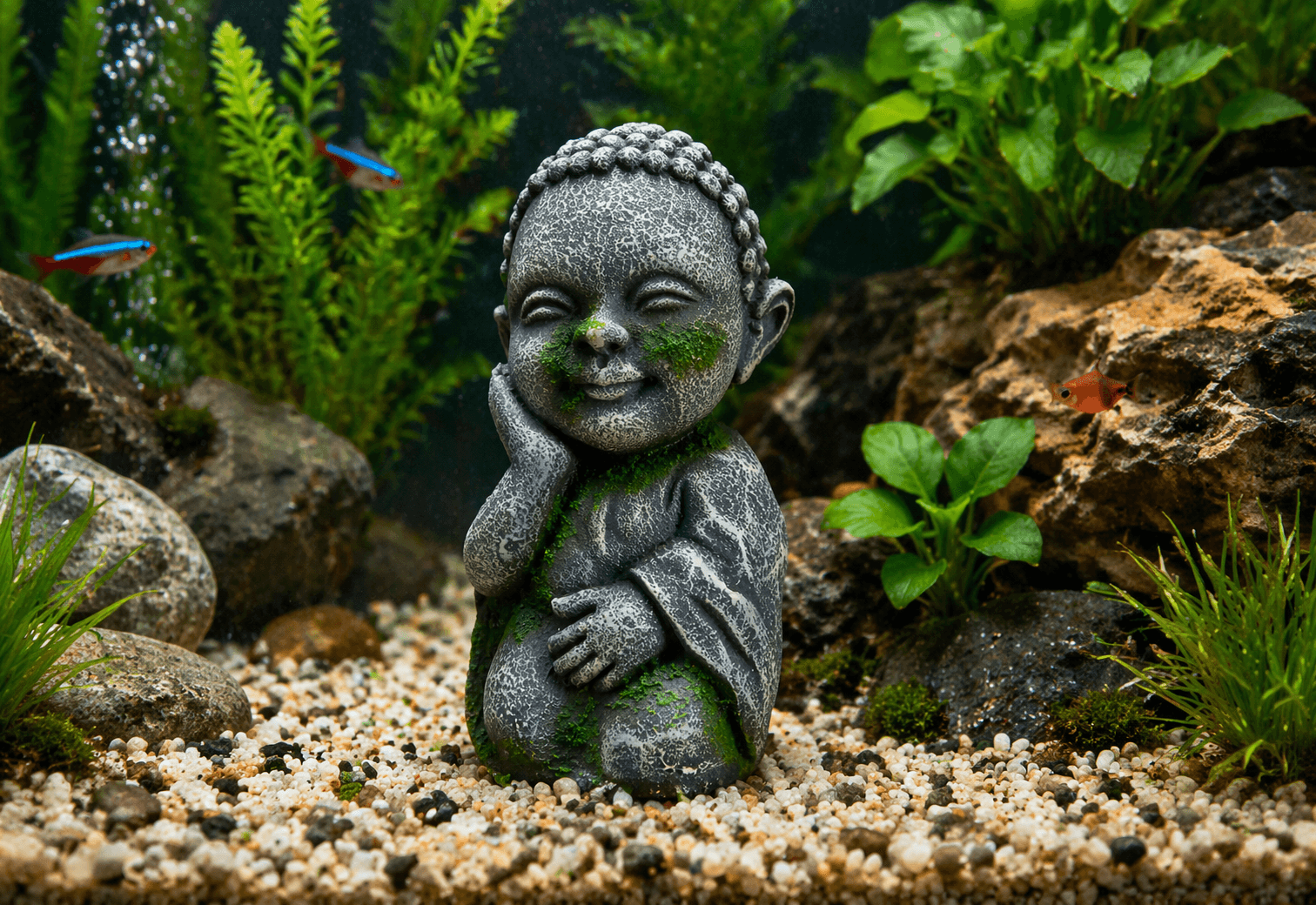 Zolux Dekoration für Aquarium Buddha 1 5,1x5x9,7 cm – Bild 7