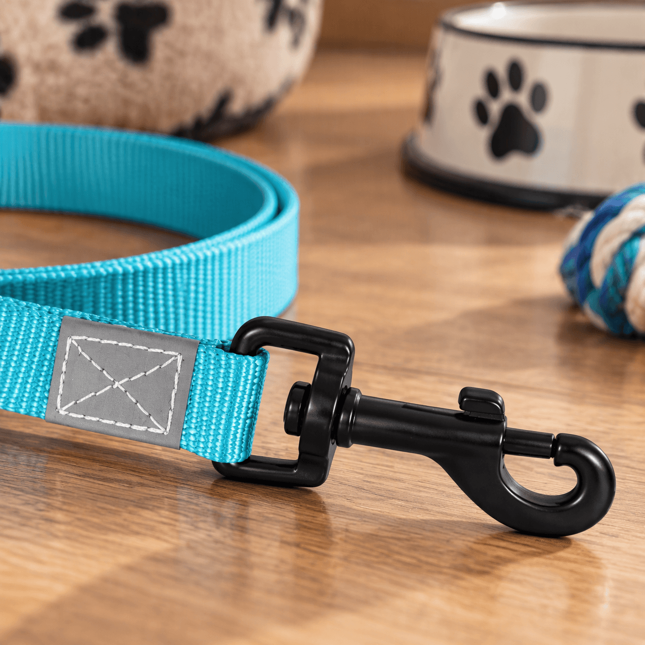ZOLUX Premium-Nylon-Hundeleine, Größe XS, 1,2 m, 15 mm, türkis – Bild 6