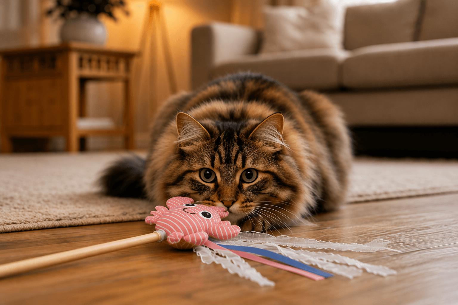 ZOLUX MALO Katzenspielangel mit Languste, rosa – Bild 6