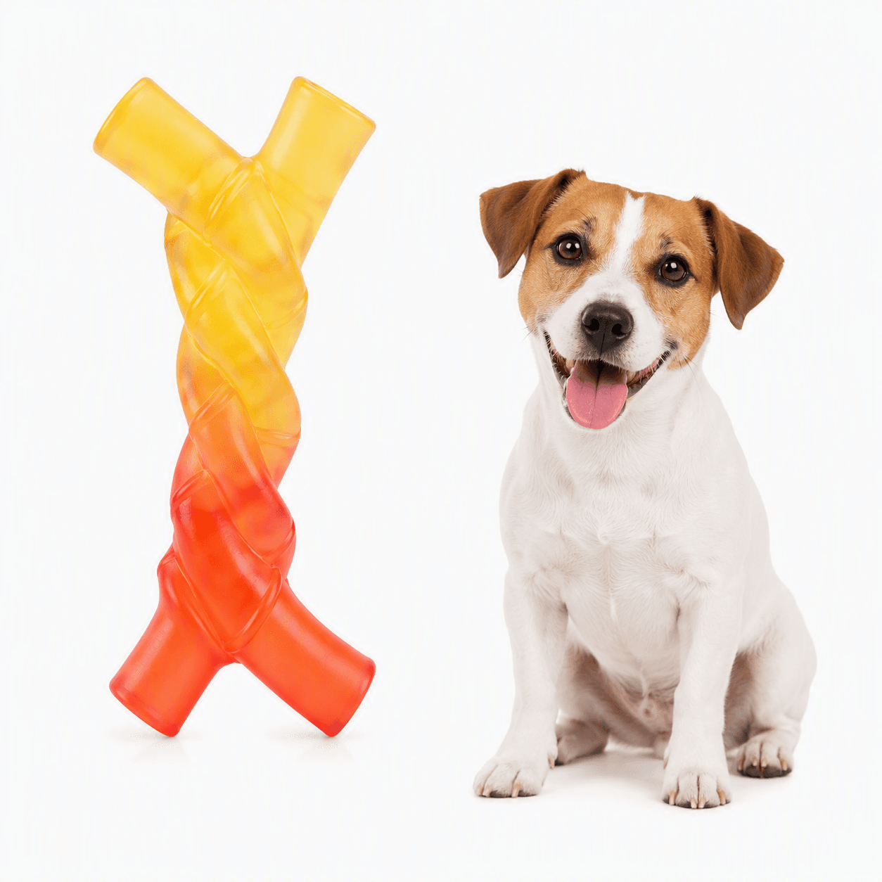 ZOLUX GUMMIES TPR-Kauspielzeug Zopf 16 cm – Bild 1