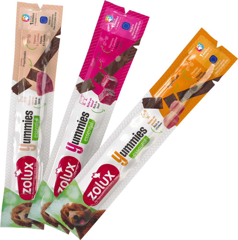ZOLUX YUMMIES Weicher Trainingssnack Rind-Stick 12 g – Bild 2