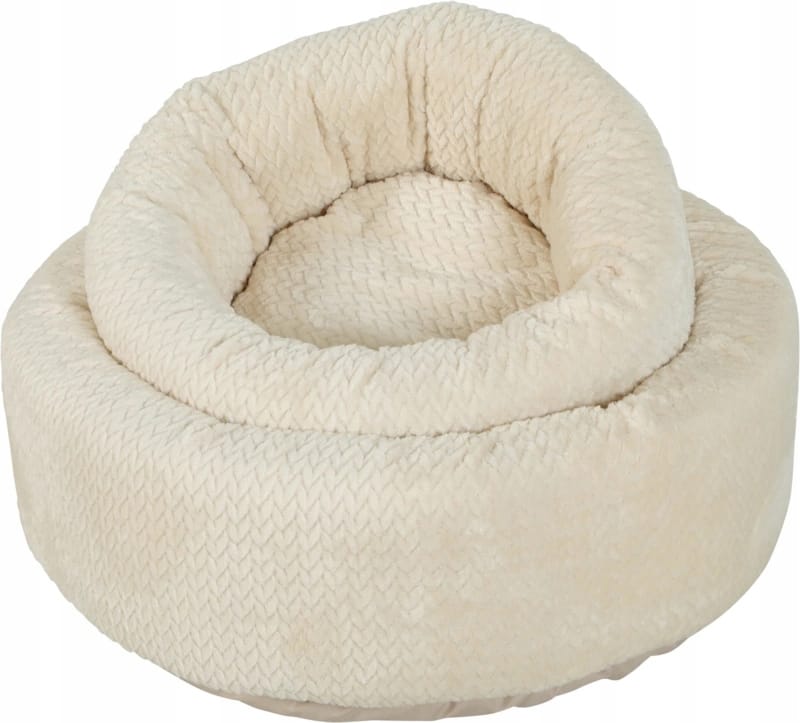 ZOLUX OLYMPE Rundes Katzenbett, 40 x 40 x 18,5 cm, creme – Bild 5