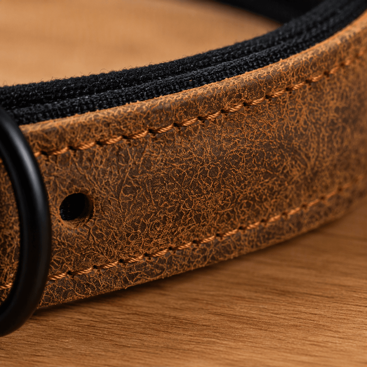 ZOLUX Komfort-Lederhalsband für Hunde, 17–24 cm, 14 mm, braun – Bild 16
