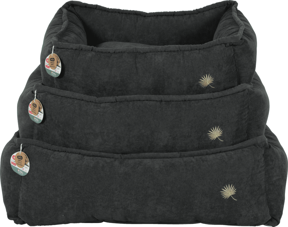 ZOLUX Tiefes Hundebett TOSCANE, 90 cm, grau – Bild 3