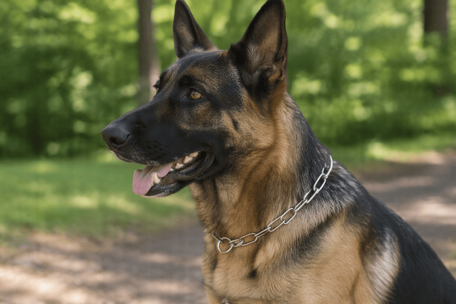 ZOLUX Metall-Würgehalsband für Hunde, 70cm – Bild 5