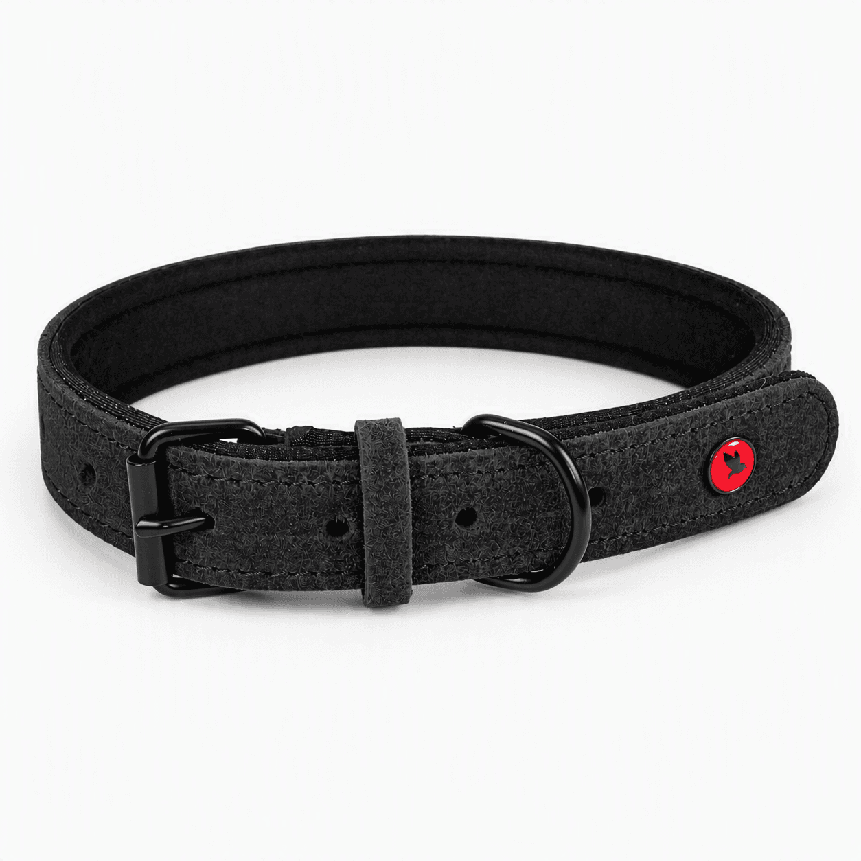 ZOLUX Komfort-Lederhalsband für Hunde, 23–30 cm, 14 mm, schwarz – Bild 8