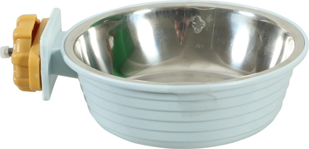 ZOLUX COSY Befestigungs-Futternapf für Kaninchen und Meerschweinchen 350 ml, blau – Bild 1