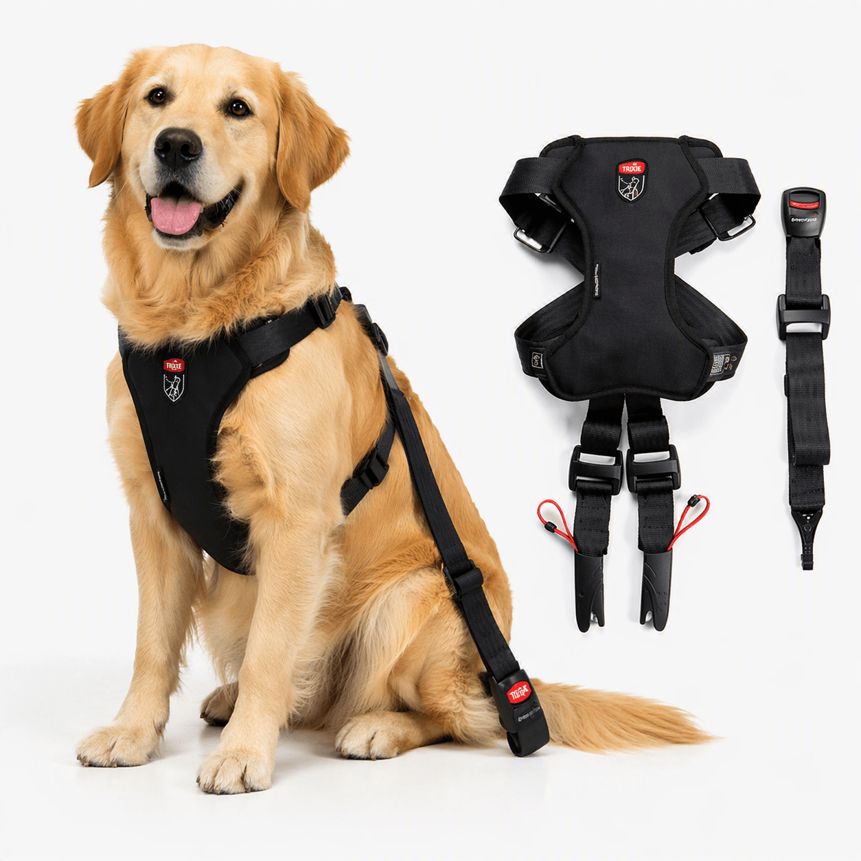 ZOLUX Hundegeschirr TRAVEL SAFE M, schwarz – Bild 2