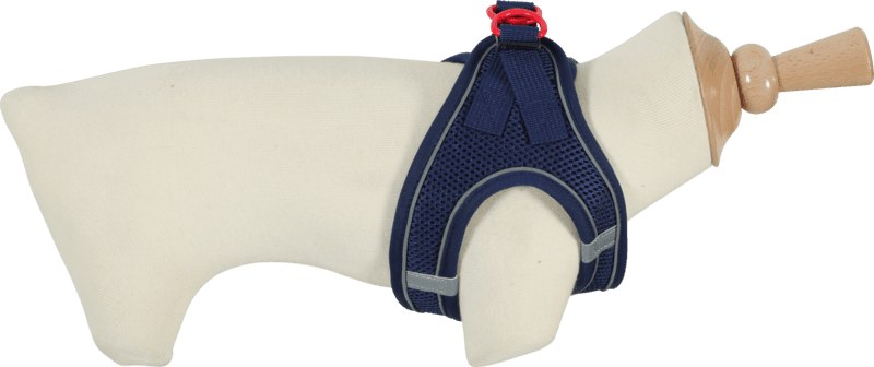 ZOLUX Atmungsaktives Mesh-Hundegeschirr, Größe M, marineblau – Bild 2