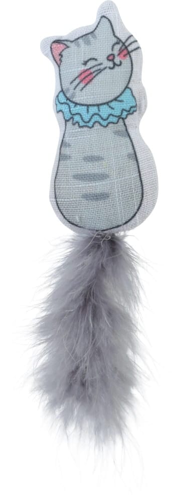 ZOLUX CHATOUILLE Katzenspielzeug, Maus mit Kragen, Glöckchen und Katzenminze, 6 cm – Bild 2