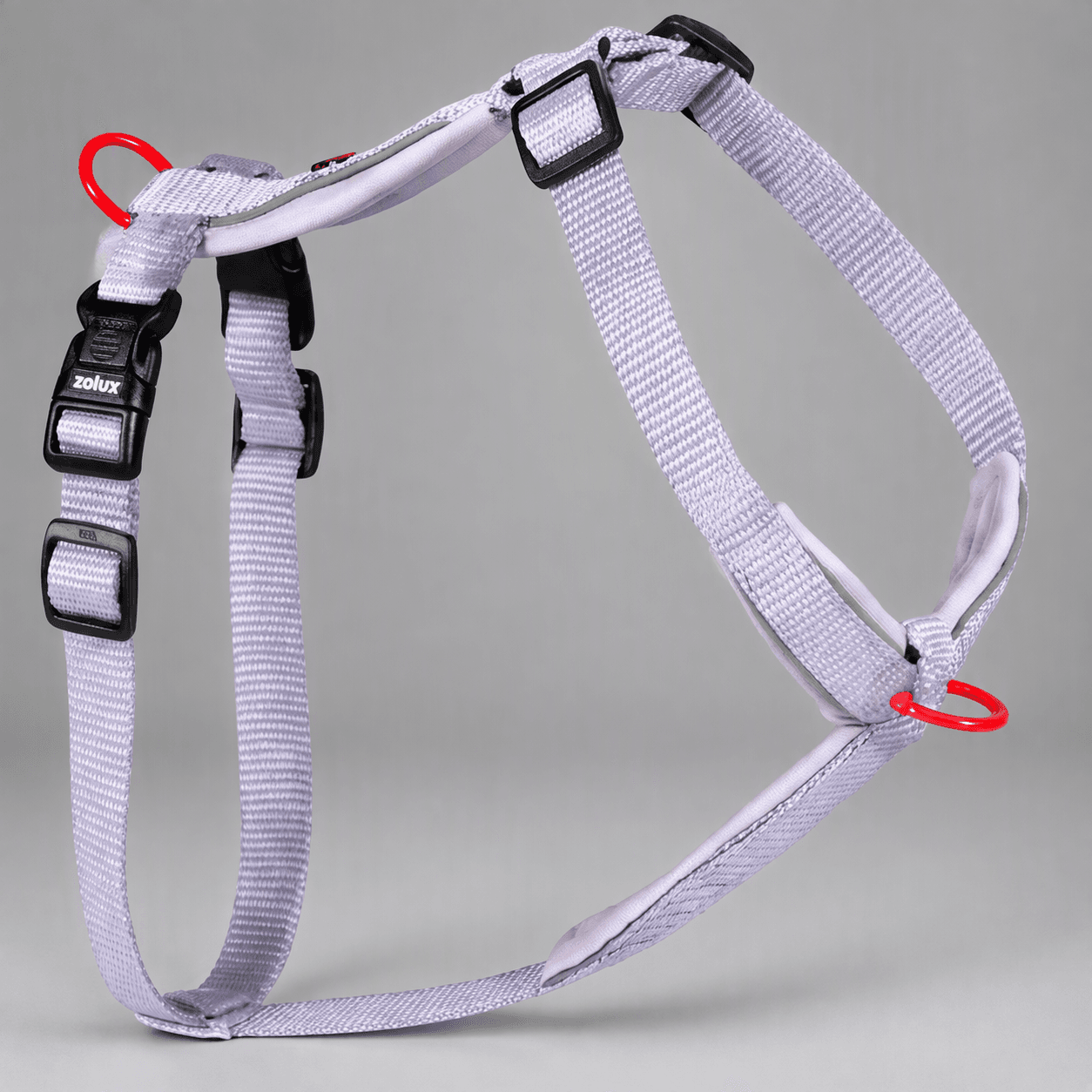 ZOLUX Premium-Nylon-Hundegeschirr, Größe M, 50–74 cm, 20 mm, lila – Bild 7