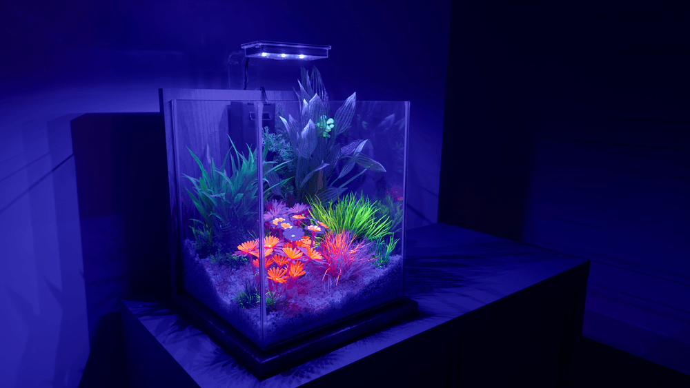 ZOLUX Aquariendekoration FLOWERS 4 violett-rosa fluoreszierend – Bild 9