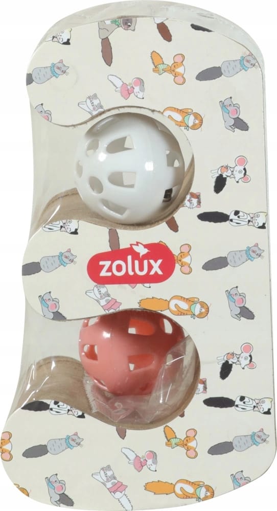 ZOLUX CHATOUILLE Zusammenklappbares 4-in-1-Doppelkratzbrett mit Bällen und Katzenminze – Bild 2