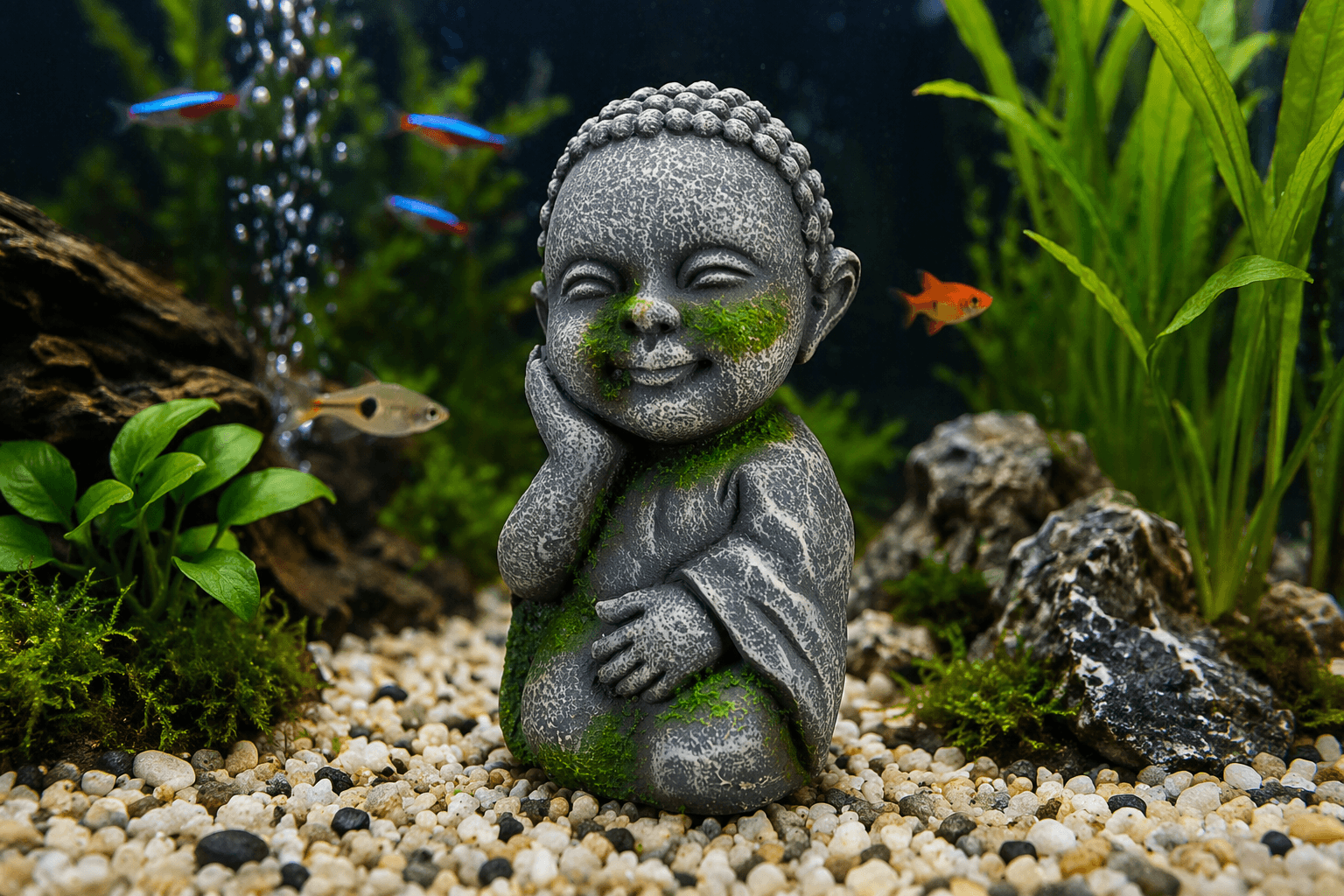 Zolux Dekoration für Aquarium Buddha 1 5,1x5x9,7 cm – Bild 5