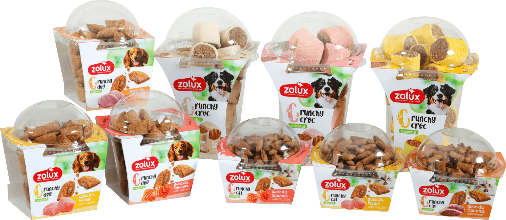ZOLUX CRUNCHY DOG Hundekekse mit Lachs 75 g – Bild 12